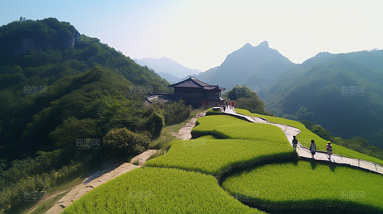 湖南景色自然摄影图