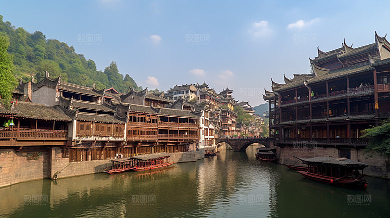 湖南景色风光摄影图
