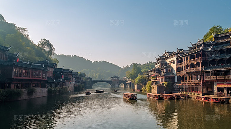 湖南高清景色摄影图