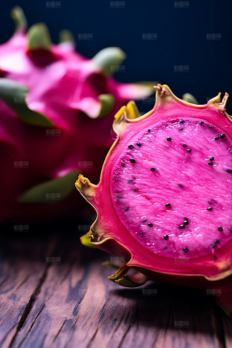 火龙果特写植物摄影图