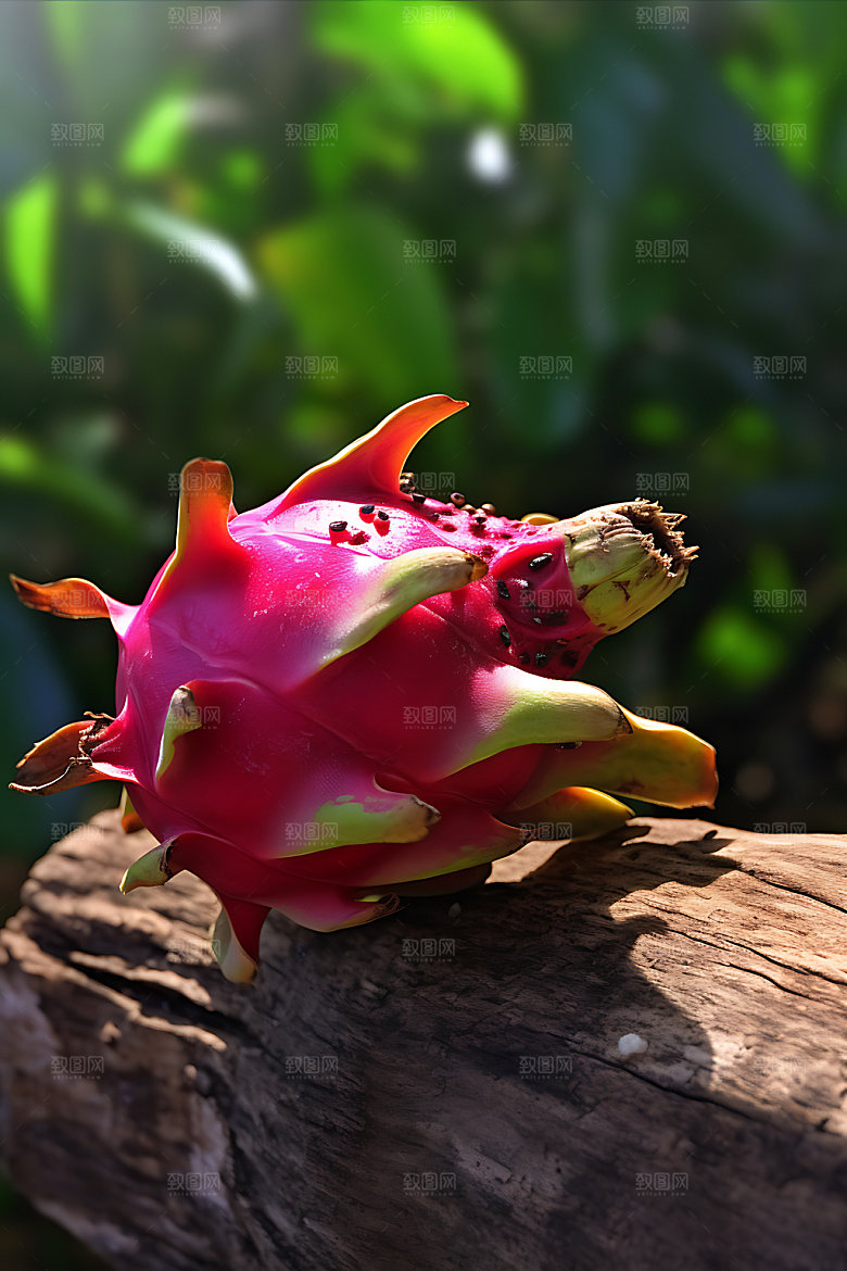 火龙果特写植物摄影图