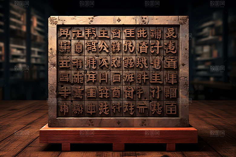活字印刷术印刷方法四大发明效果图