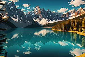 湖泊高清自然摄影图