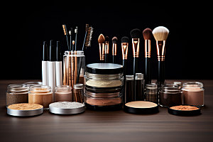 化妆品组合商品商品摄影图