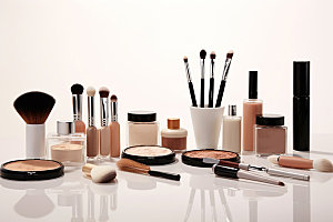 化妆品组合美容商品摄影图