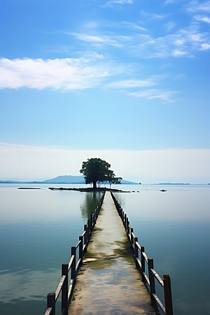鄱阳湖江西风景摄影图