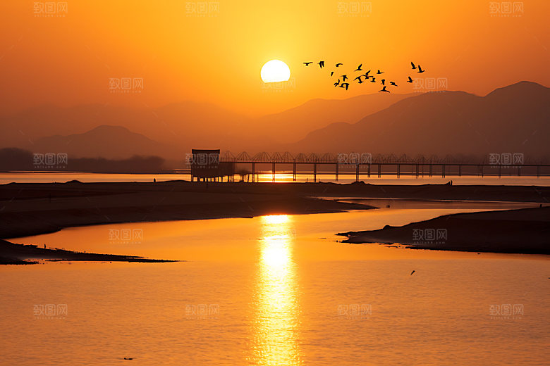 鄱阳湖风景风光摄影图
