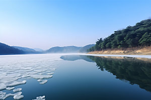 鄱阳湖风光自然摄影图