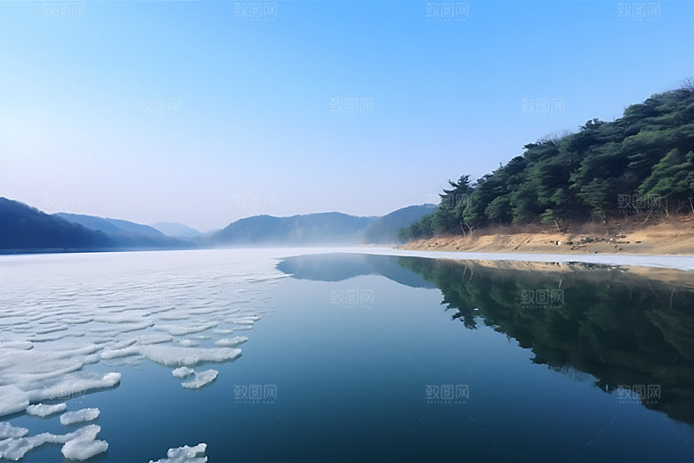 鄱阳湖风光自然摄影图