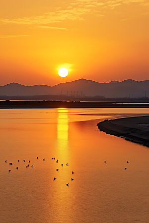鄱阳湖风景江西摄影图
