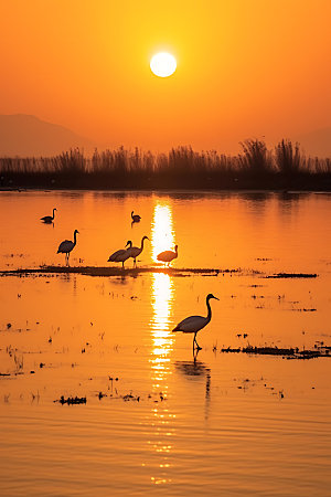 鄱阳湖江西高清摄影图