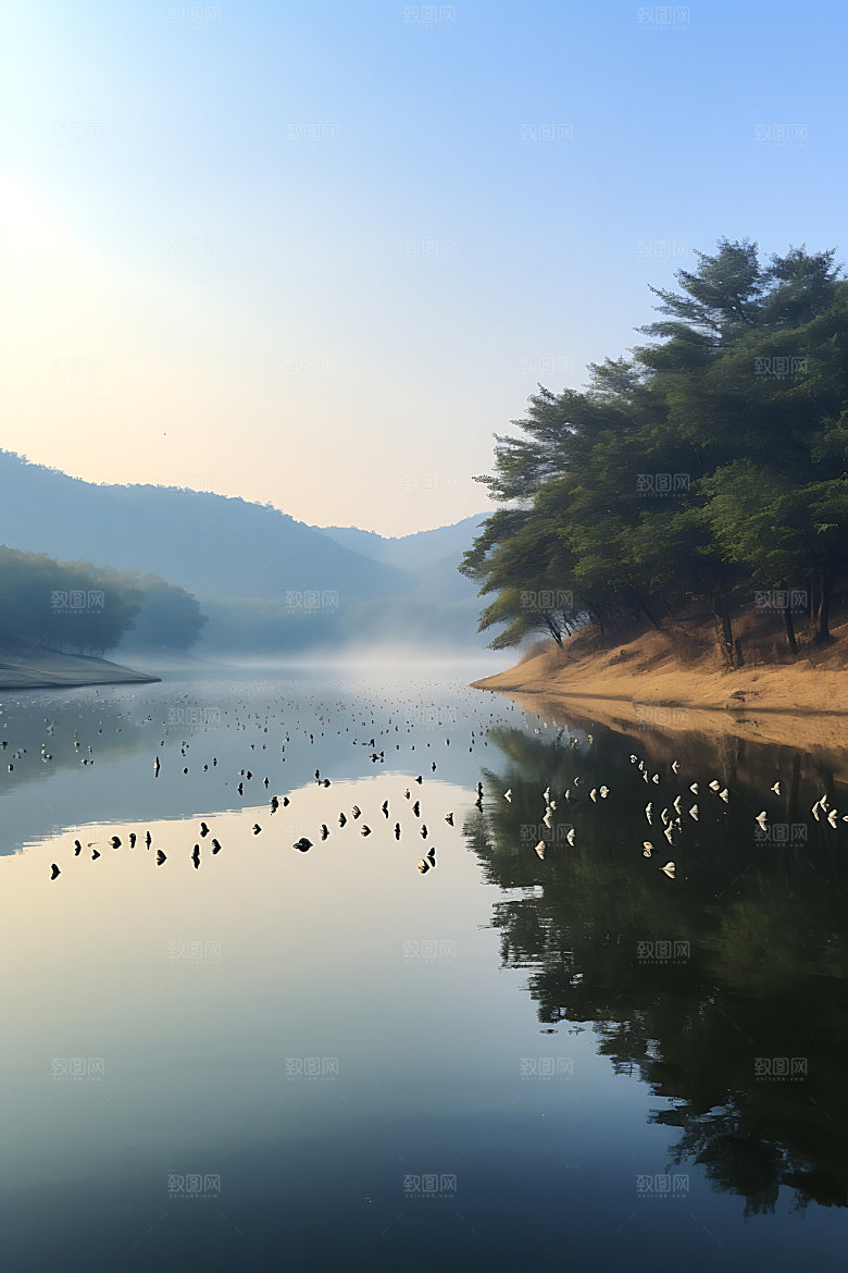鄱阳湖风光江西摄影图