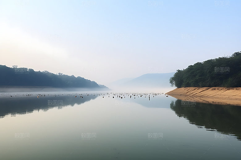 鄱阳湖江西高清摄影图