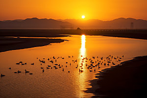 鄱阳湖高清风光摄影图