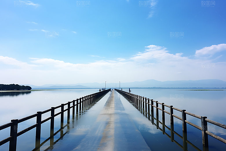 鄱阳湖江西旅游摄影图