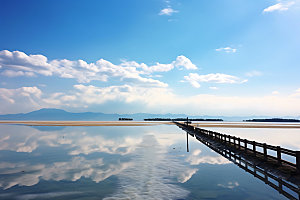 鄱阳湖旅游风景摄影图