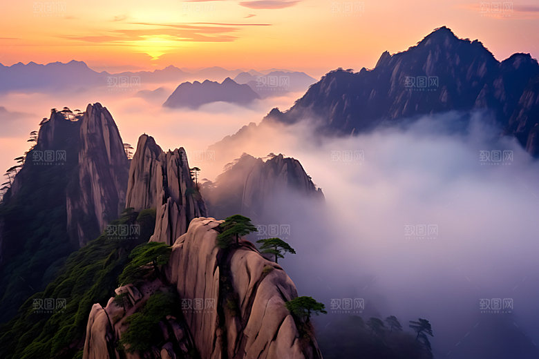 高山云海江西风光摄影图