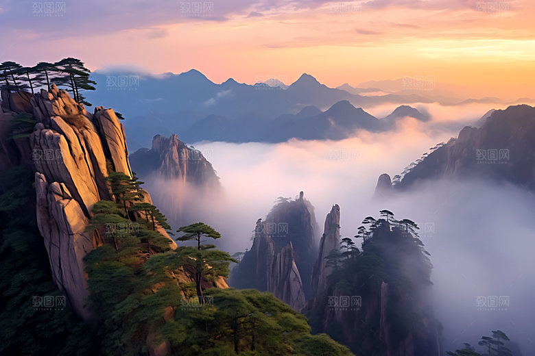 高山云海风光高清摄影图