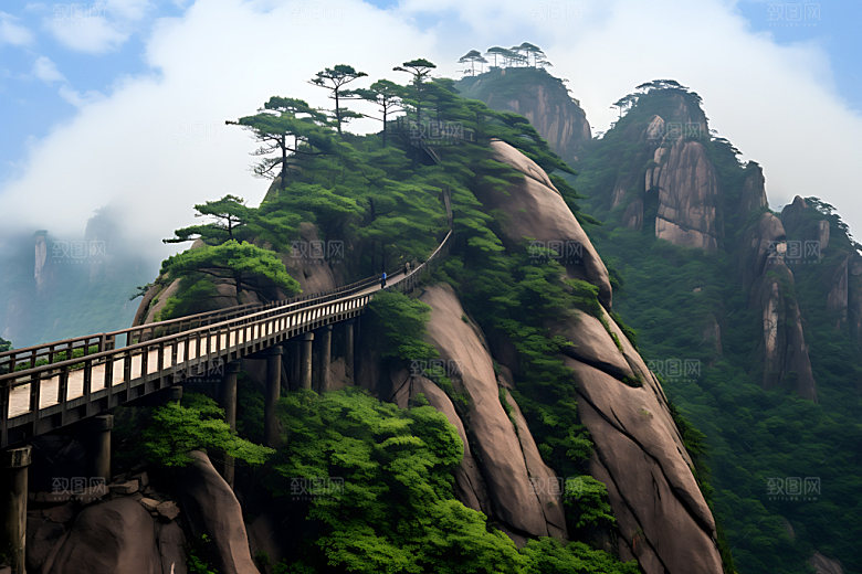 高山云海江西风光摄影图