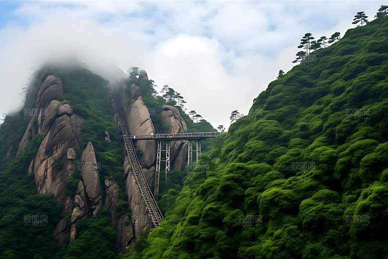 高山云海风光风景摄影图