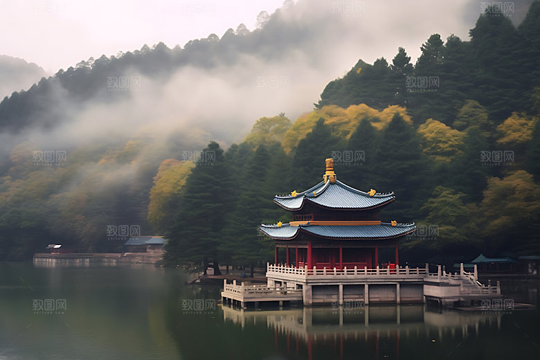 高山云海名山大川风光摄影图