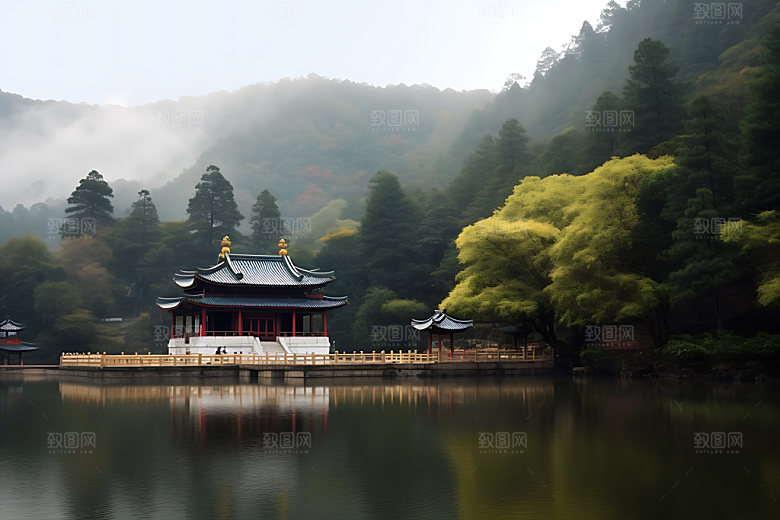 高山云海自然高清摄影图