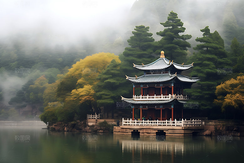 高山云海风景江西摄影图