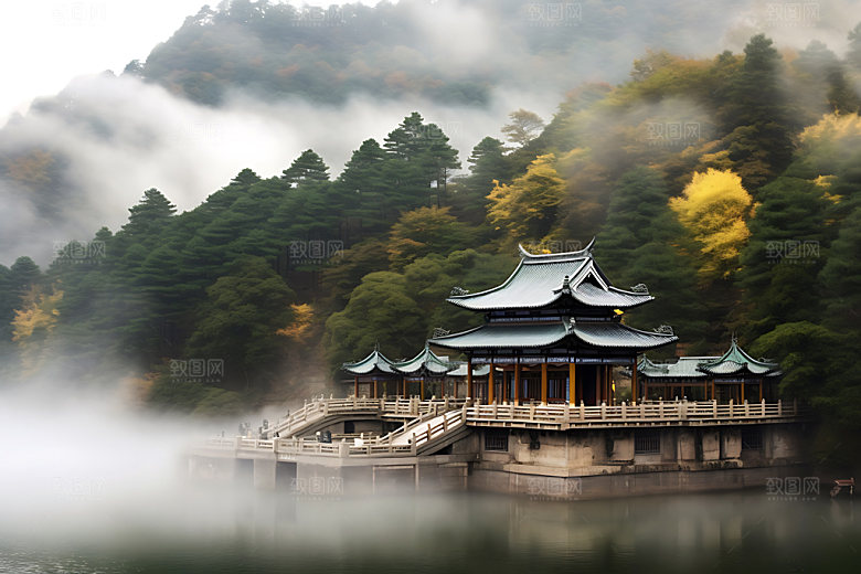 高山云海高清江西摄影图