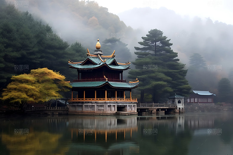 高山云海高清风景摄影图