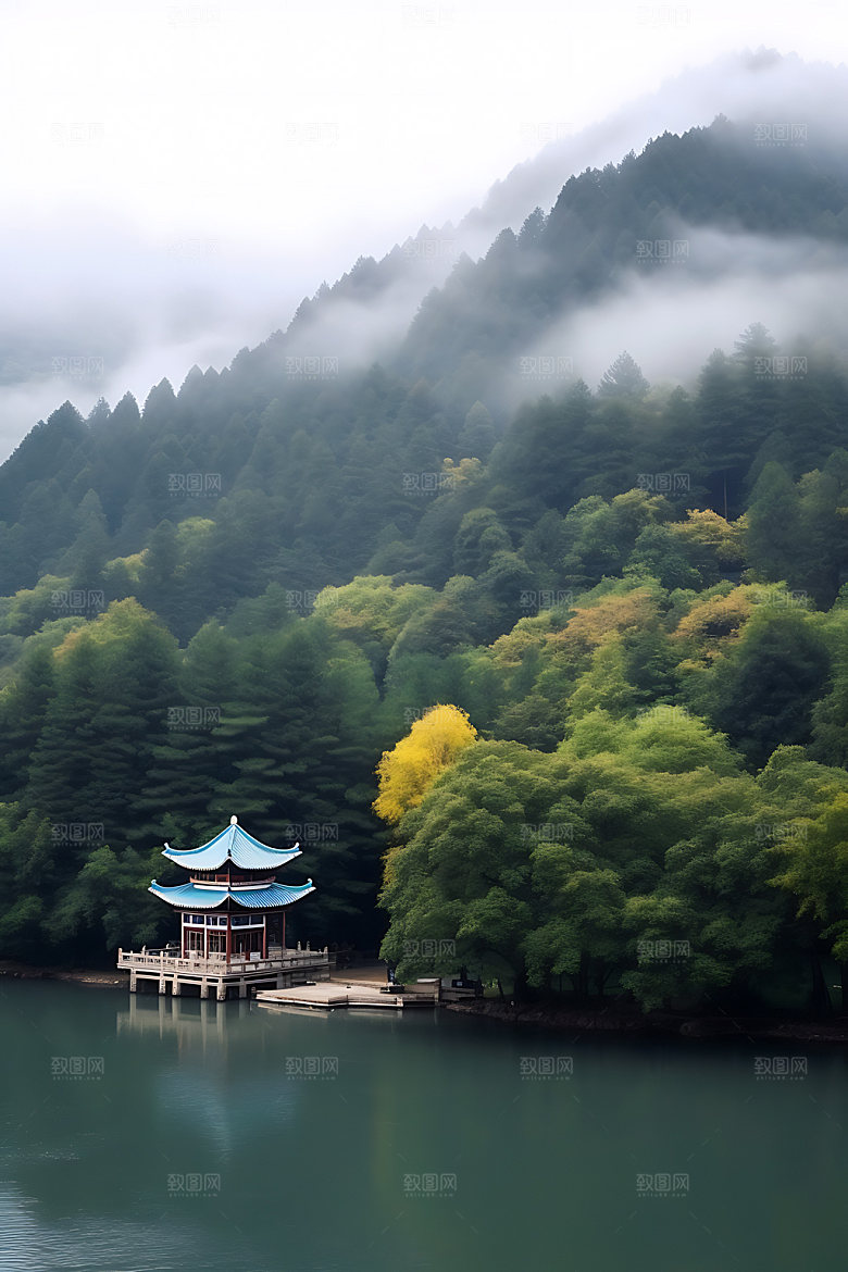 高山云海风景风光摄影图