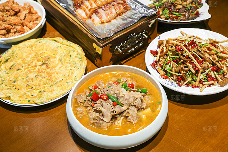 饭店酒店菜品摄影图