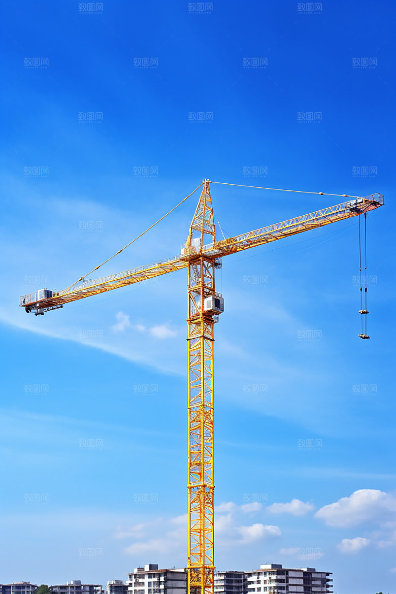 建筑工地建造施工摄影图