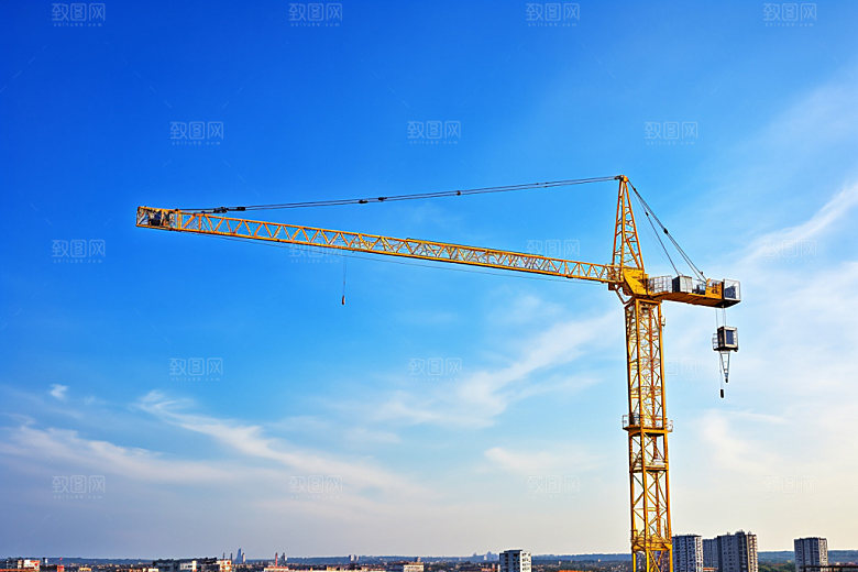 建筑工地施工建造摄影图