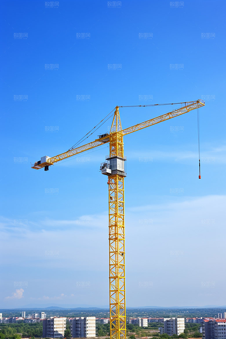 建筑工地建造楼盘摄影图