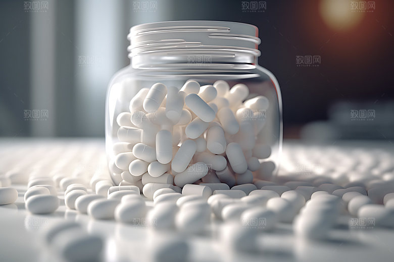 胶囊药片医疗模型素材