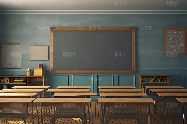 教室黑板3D学习样机