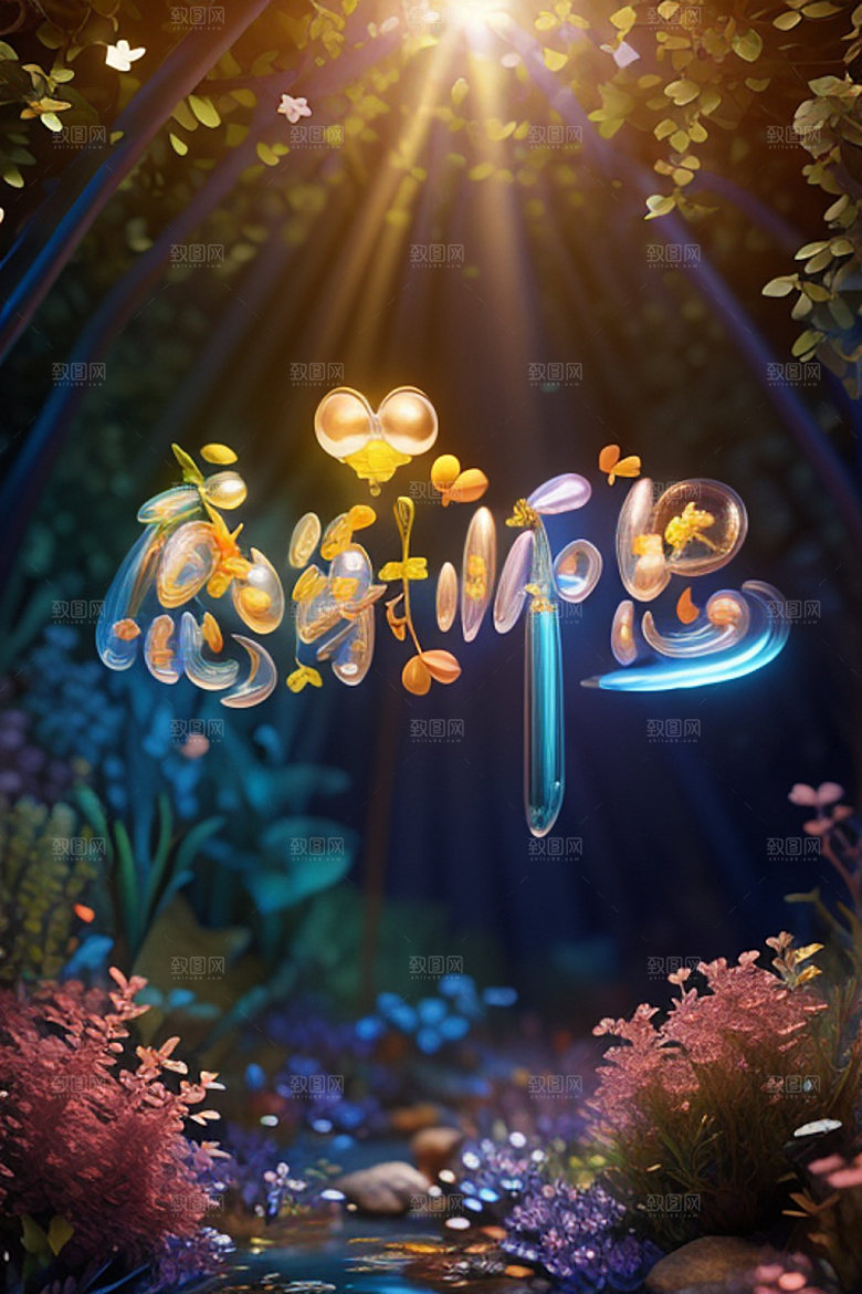 教师节祝福语标语艺术字