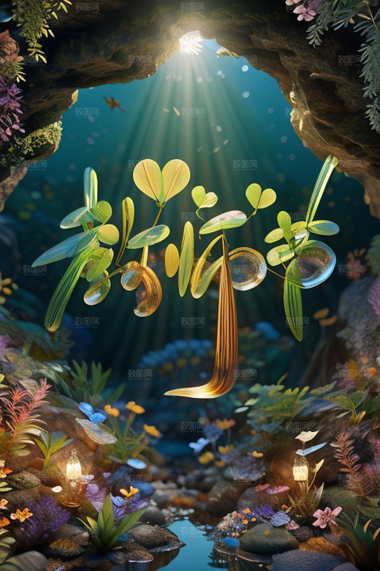 教师节感恩创意艺术字