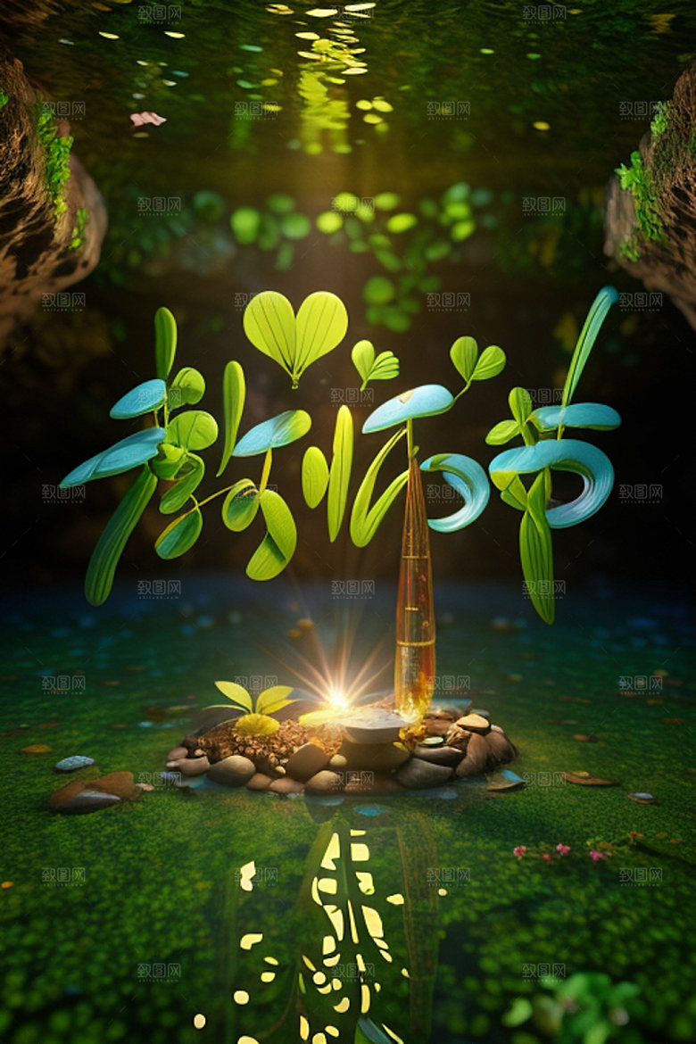 教师节创意标题艺术字