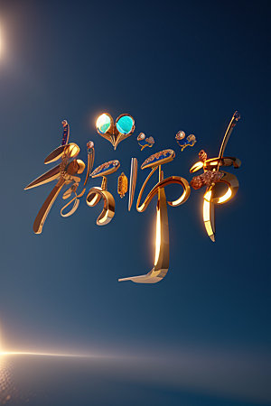 教师节祝福语难忘师恩艺术字