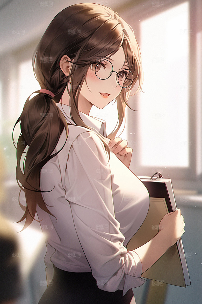 教师节老师治愈插画