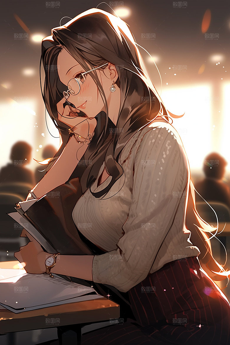教师节节日老师插画