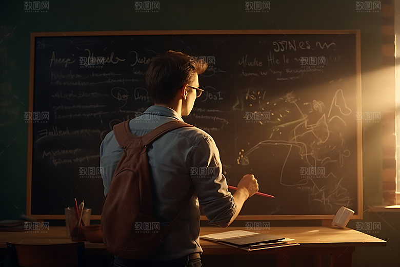 老师上课高清教师节摄影图
