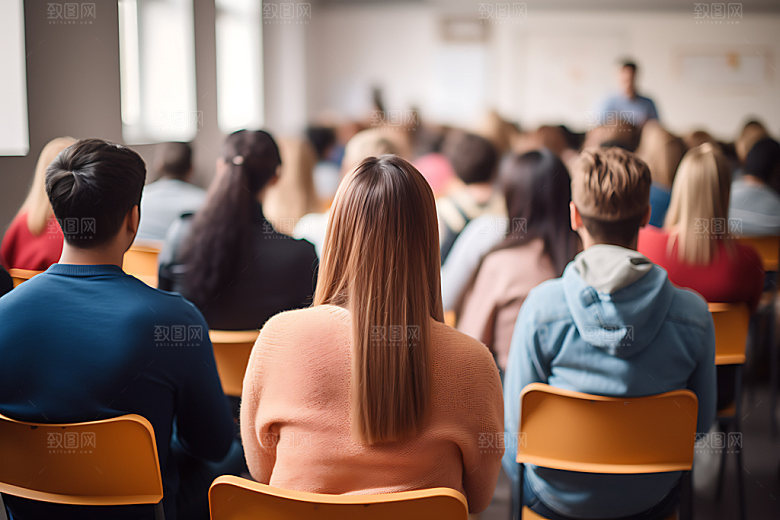 学生上课培训高清摄影图