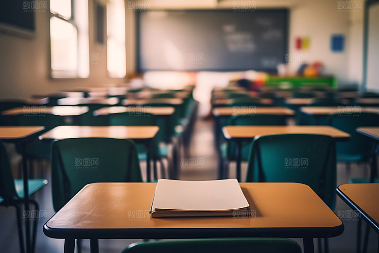 学生上课课堂教育摄影图