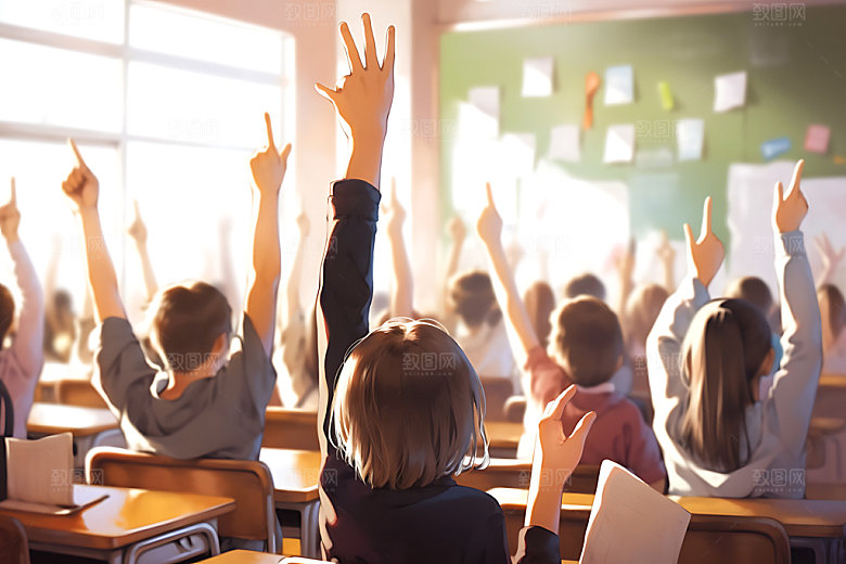 学生上课教师节课堂摄影图