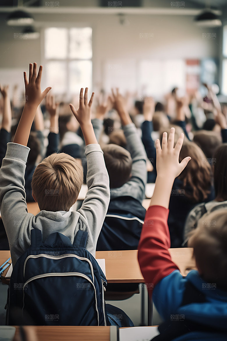 学生上课教育听课摄影图