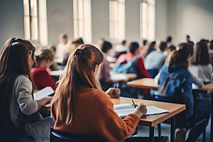 学生上课教师节课堂摄影图