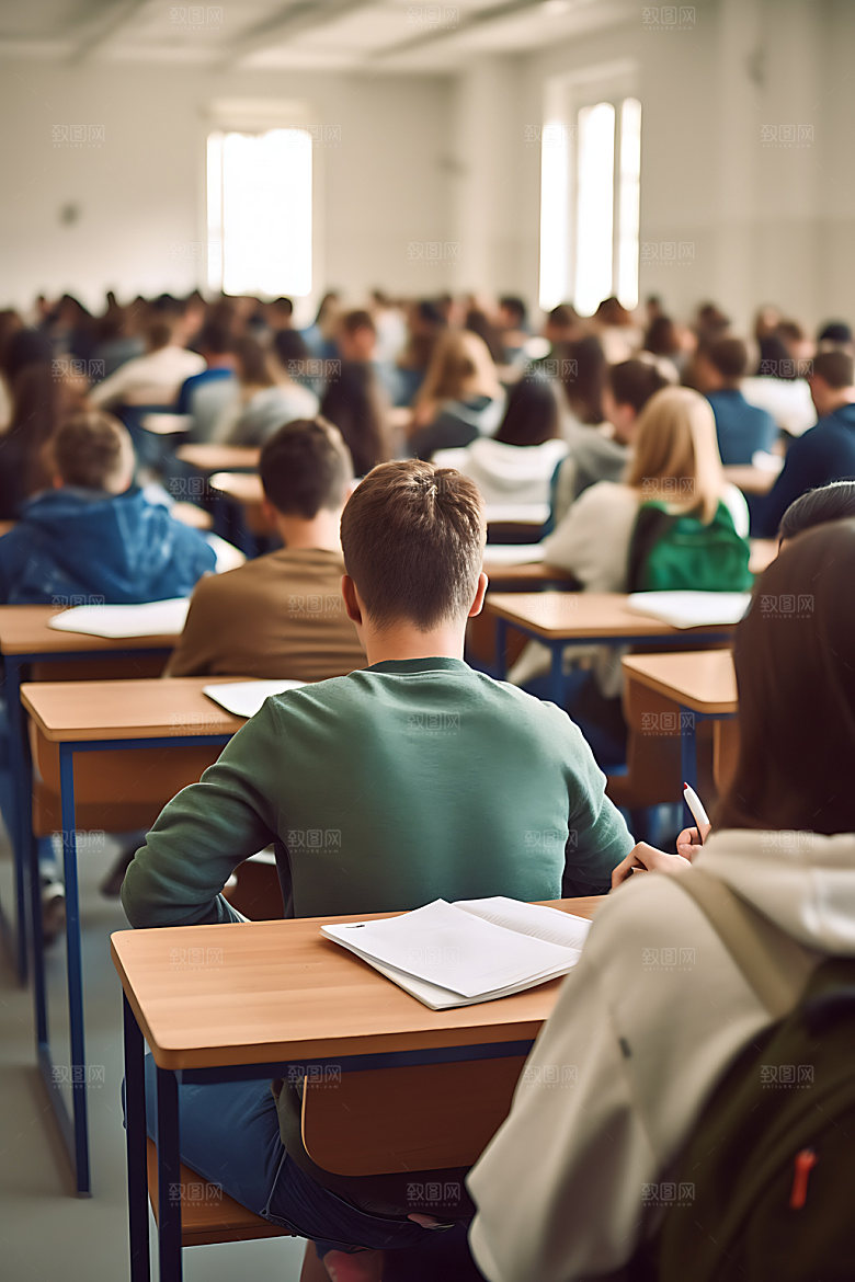 学生上课讲课课堂摄影图