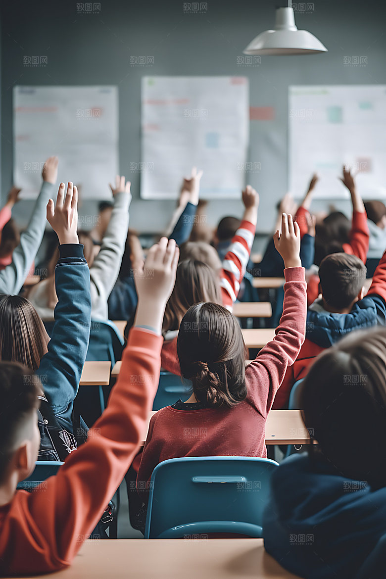学生上课听课教师节摄影图
